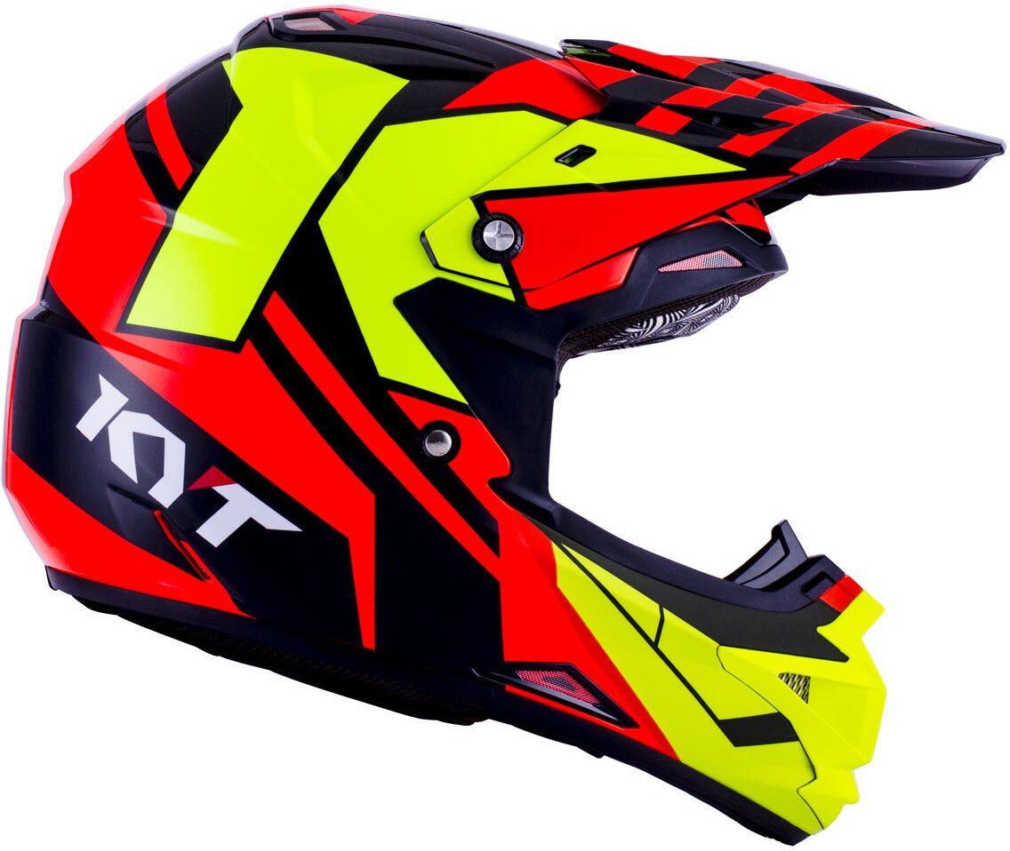 KYT Cross Over Ktime Motocross Helmet Casco de Motocross