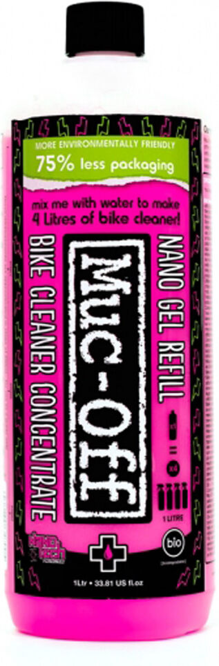 Muc-Off Nano Gel 1L Motocicleta y bicicleta limpiador