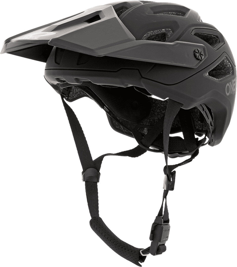 Oneal Pike 2.0 Solid Casco de bicicleta - Negro Gris (S M)