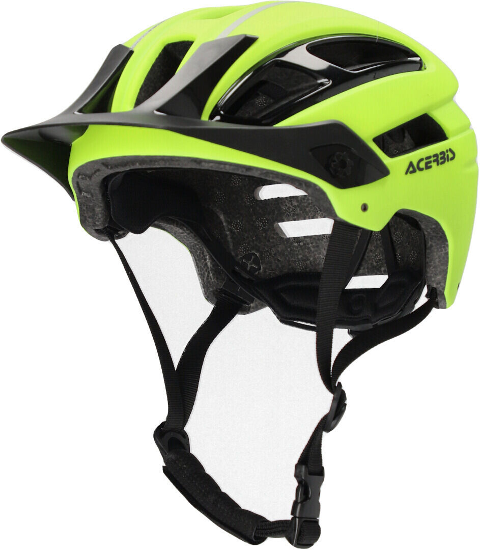 Acerbis Doublep Casco MTB - Negro Amarillo (L XL)