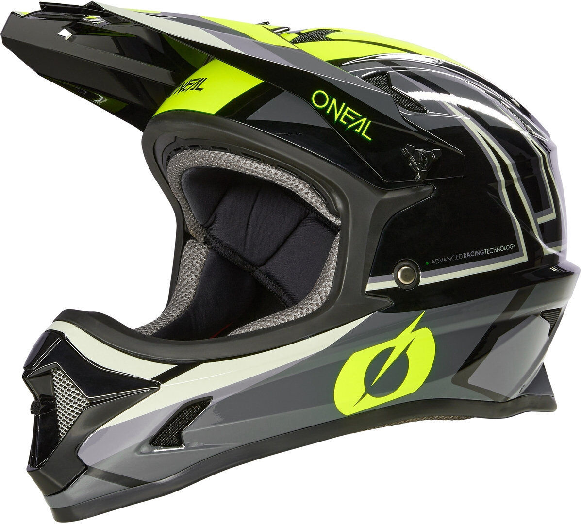 Oneal Sonus Split V.23 Casco de descenso - Negro Amarillo (XS)