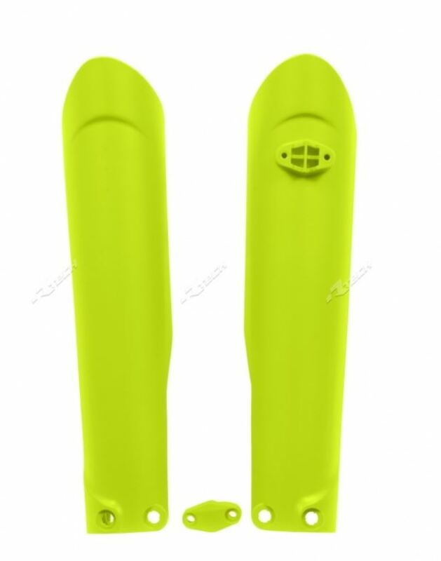 Race Tech Protectores de horquilla - amarillo fluorescente -