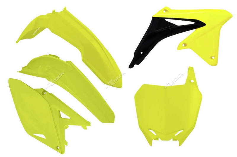 Race Tech Suzuki RM-Z250 kit plástico amarillo fluorescente -