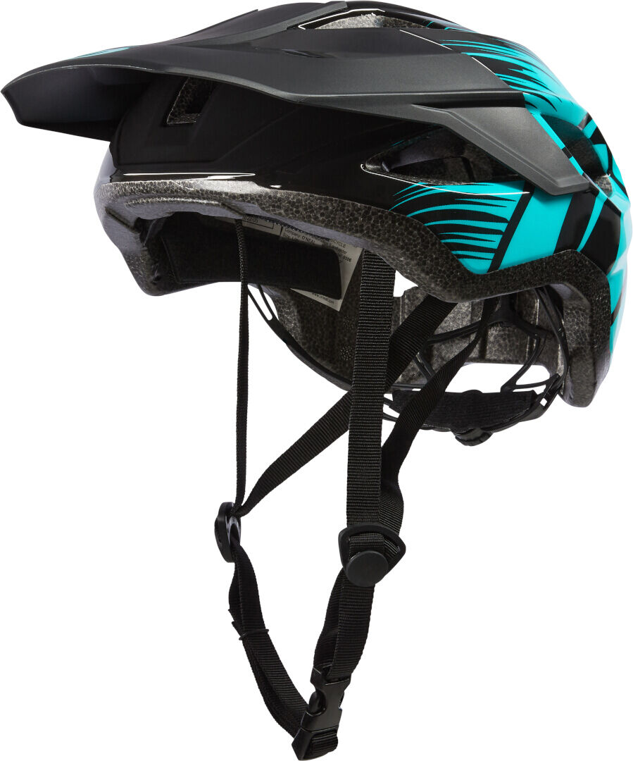 Oneal Matrix Split Casco de bicicleta - Negro Azul (L XL)