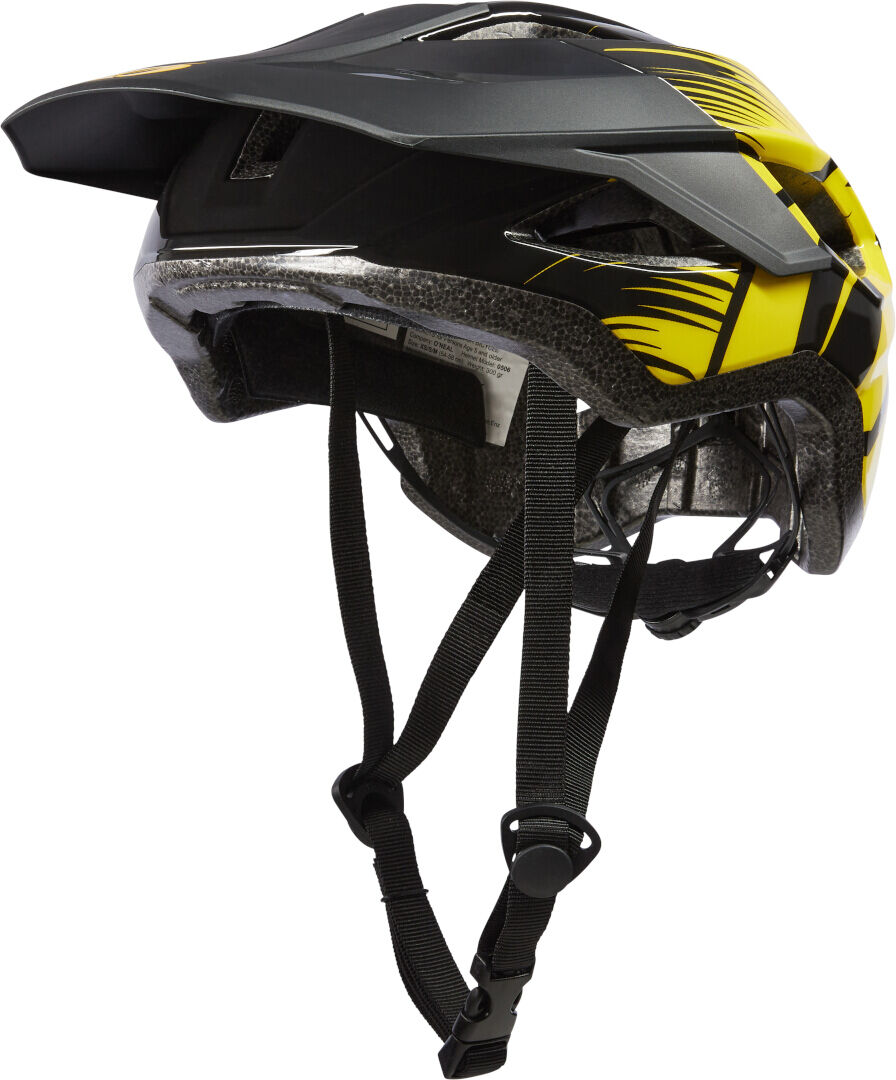 Oneal Matrix Split Casco de bicicleta - Negro Amarillo (L XL)