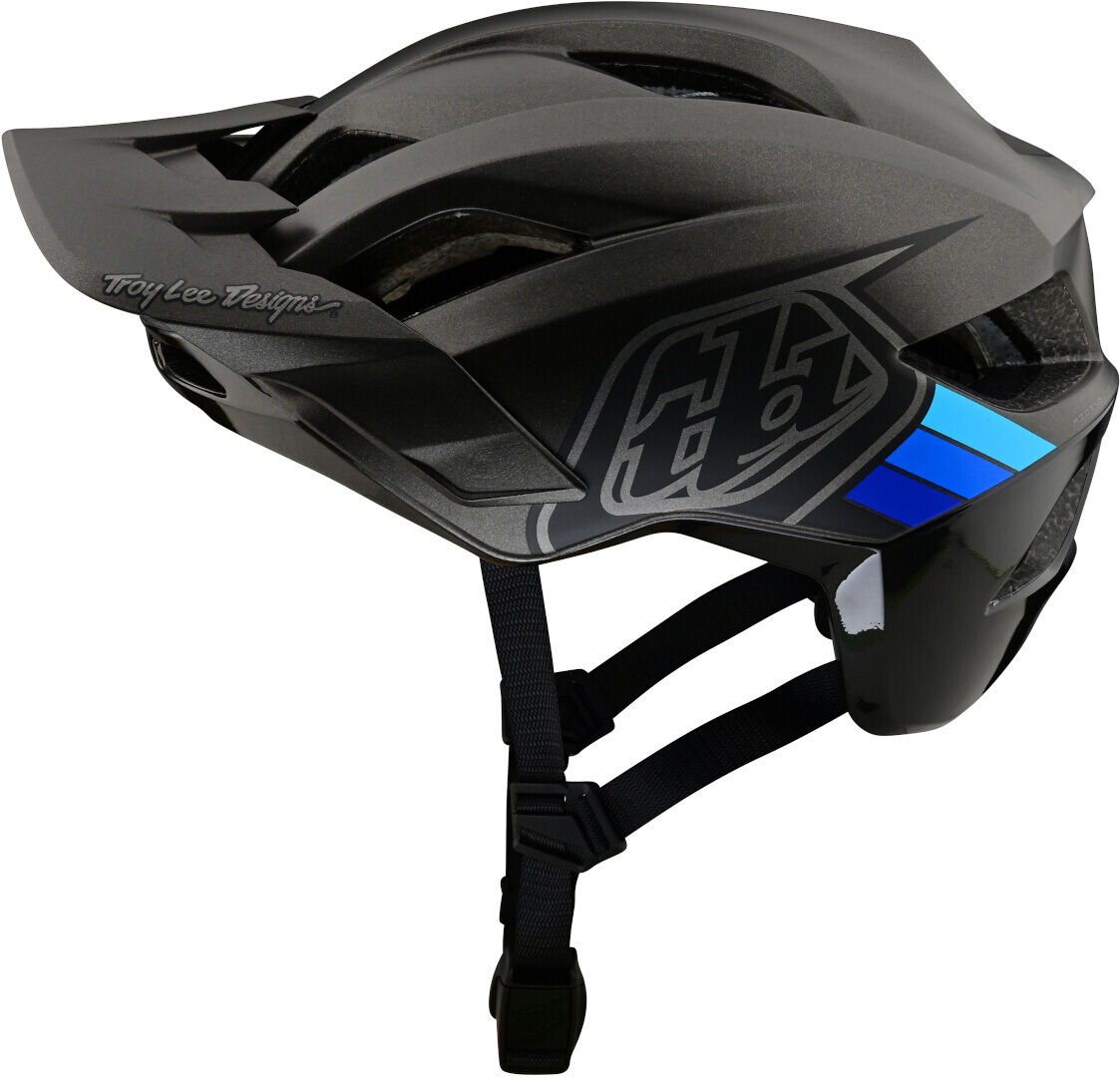 Lee Flowline SE MIPS Badge Casco de bicicleta - Negro Azul (M L)