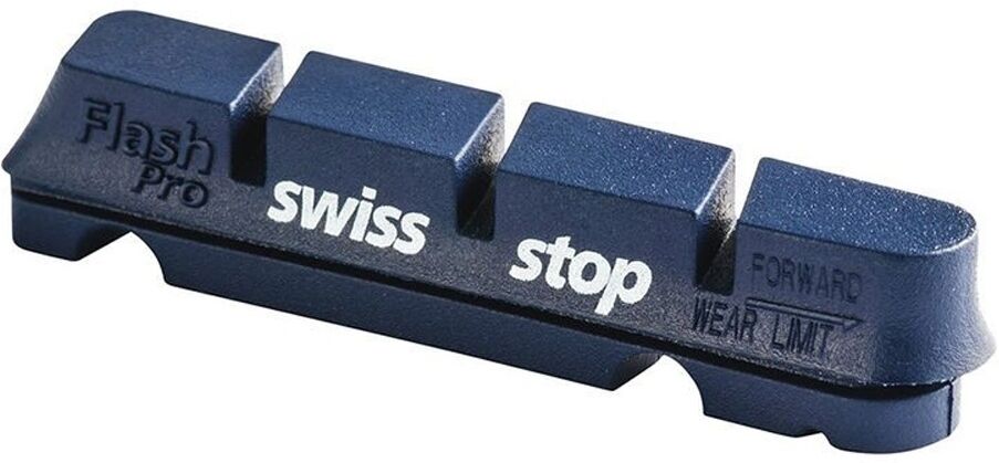 Swiss Stop kit 4 zapatas flash aluminio zapatas de freno bici Azul (UNICA)