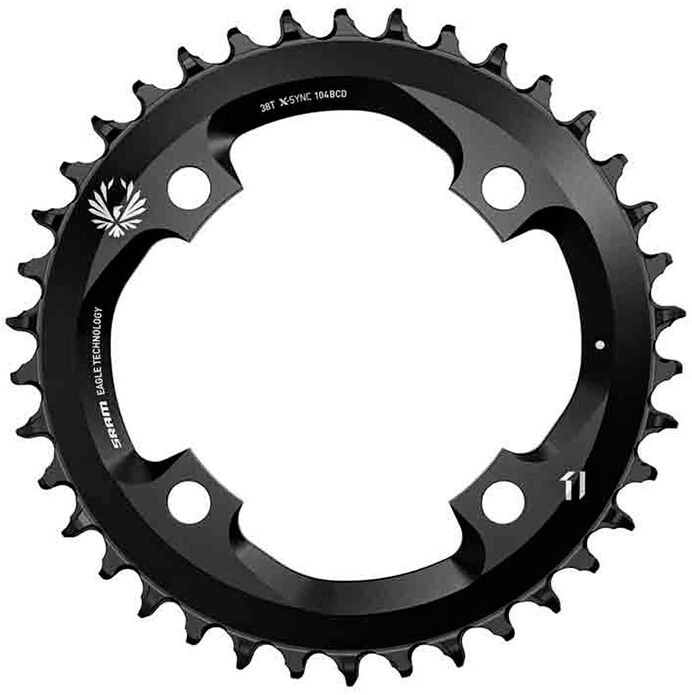 Sram x-sync 12v 38d 104bcd platos mtb Negro (UNICA)