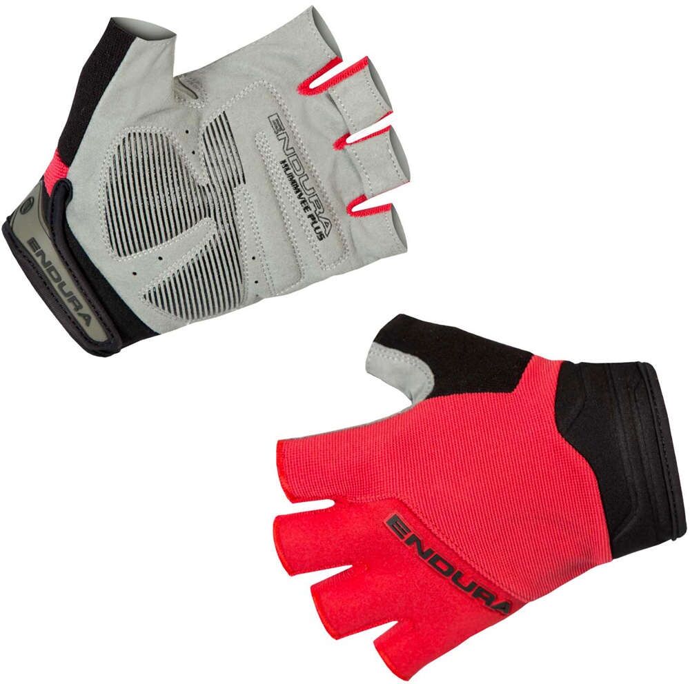 Endura hummvee plus infantil guantes cortos ciclismo Rojo (M)