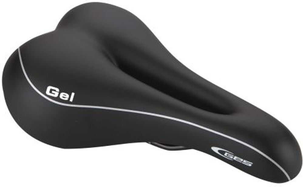 Ges sillin ges gel man comfort sillín bicicleta Negro (UNICA)