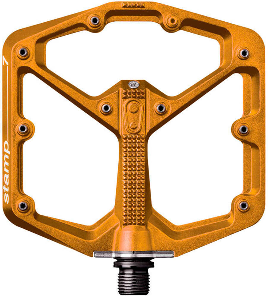 Crank Brothers stamp 7 small body xtra pins pedales plataforma Naranja (UNICA)