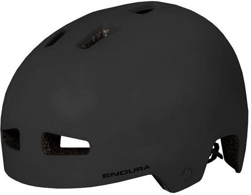 Endura pisspot casco bicicleta Negro (S-M)