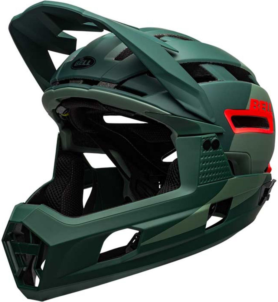 Bell super air r mips spherical 2021 casco bicicleta Verde (S)