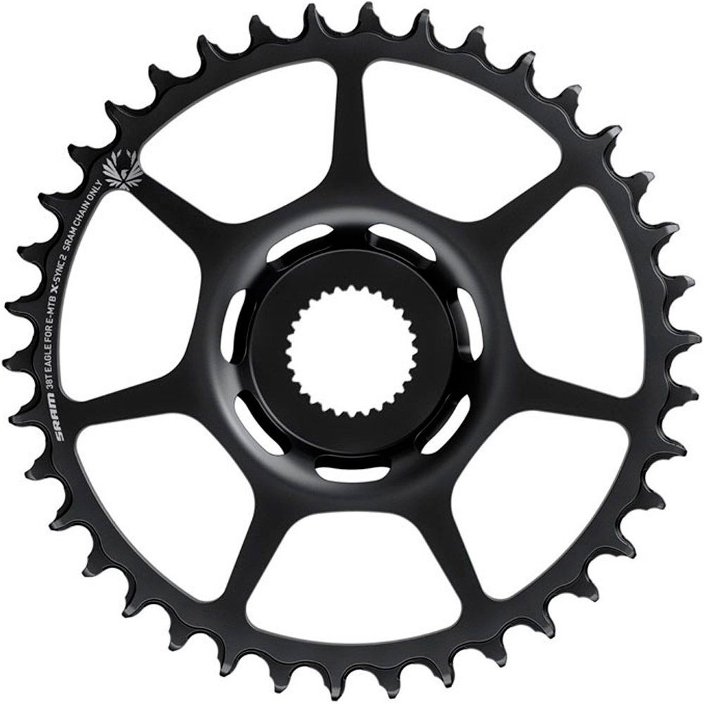 Sram srm plato x-sync eagle 38d dm bosch platos mtb Negro (UNICA)