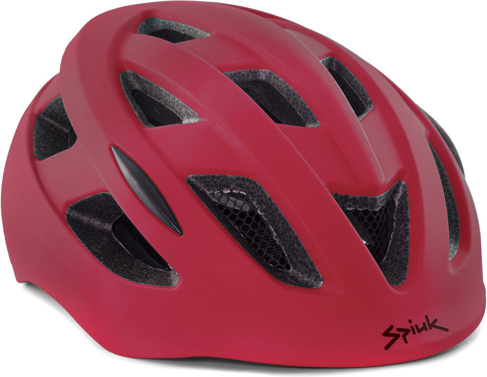 Spiuk casco hiri casco bicicleta Granate (M/L)