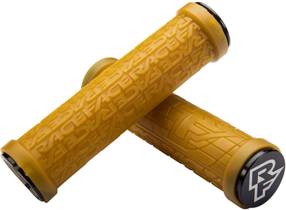 Race Face puos grippler 33mm puños manillar Amarillo (UNICA)