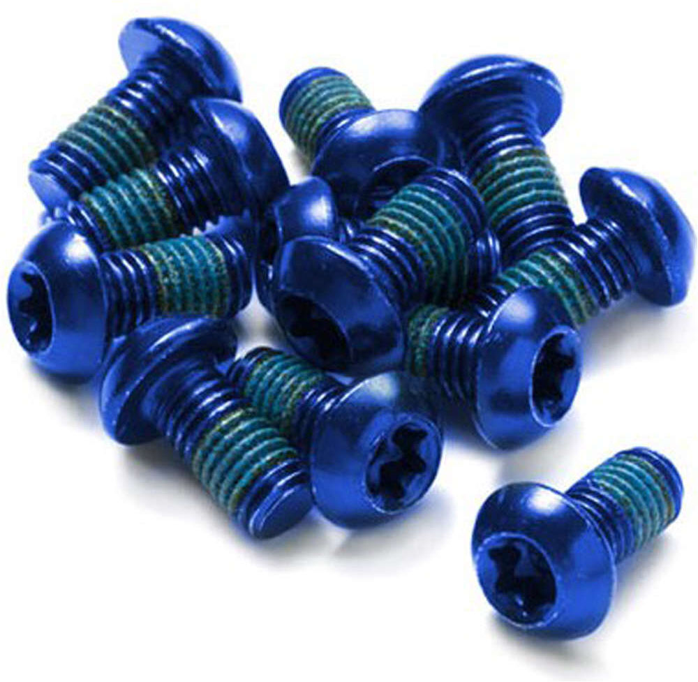 Reverse reverse disc rotor bolt set - 12 pcs pastillas discos y accesorios freno Azul (UNICA)