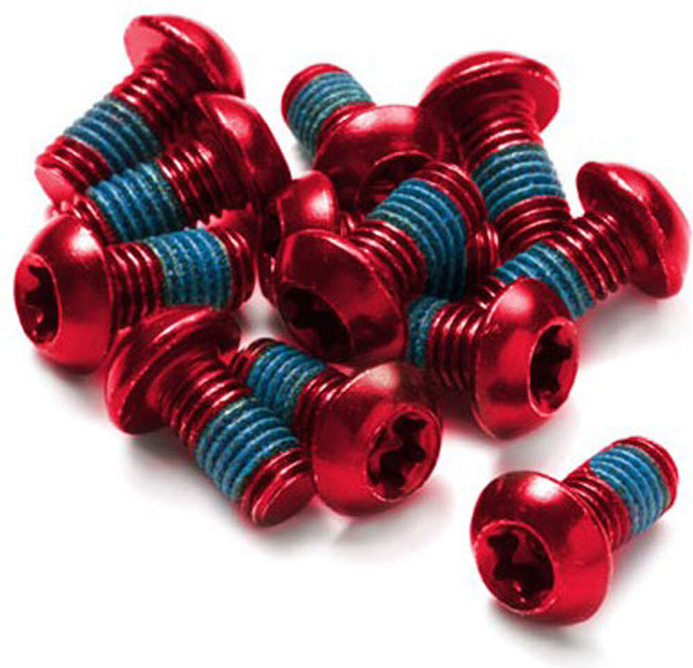 Reverse reverse disc rotor bolt set - 12 pcs pastillas discos y accesorios freno Rojo (UNICA)