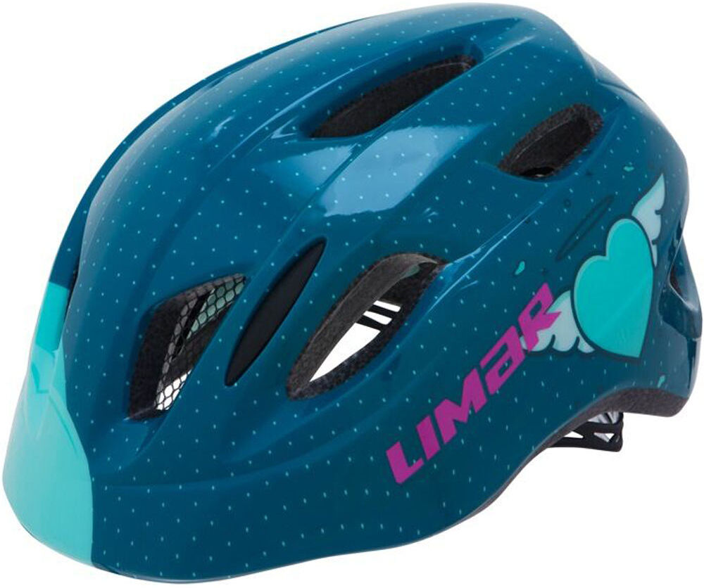 Limar casco limar kid pro m heart seawater casco bicicleta niño Azul (UNICA)