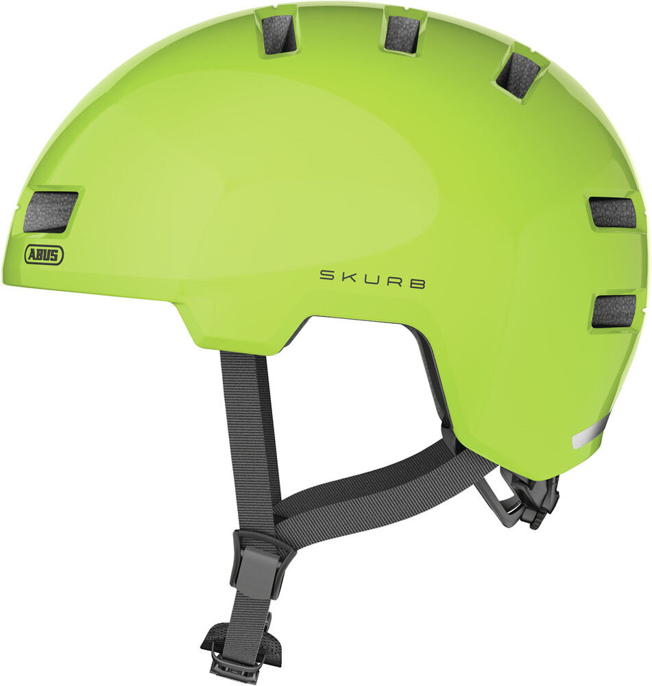 Abus skurb casco bicicleta Amarillo (M)