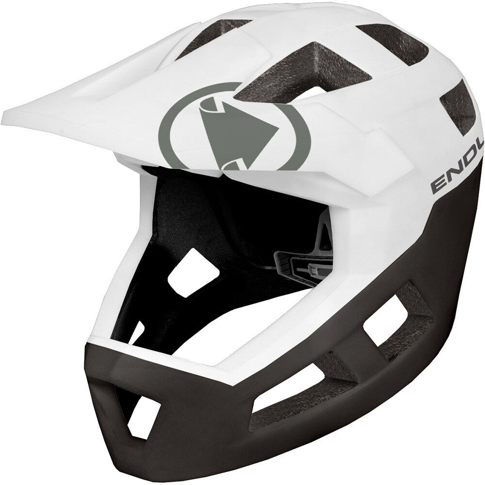 Endura integral single track mips casco bicicleta Blanco (S-M)