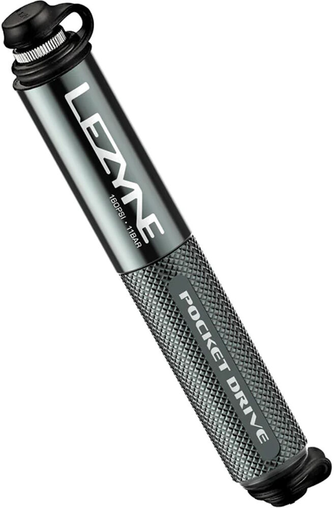 Lezyne pocket drive lite grey/hi gloss inflador de mano  (UNICA)