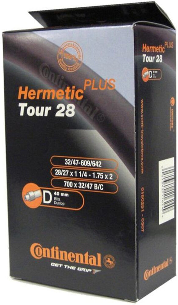 Continental camtour hermeticp 28x1 1/4-175 sv40mm cámara bicicleta mtb  (UNICA)