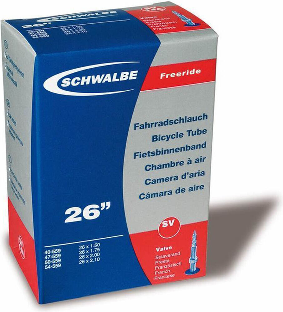 Schwalbe 26x210-230 freeride fv 40 mm cámara bicicleta mtb  (UNICA)