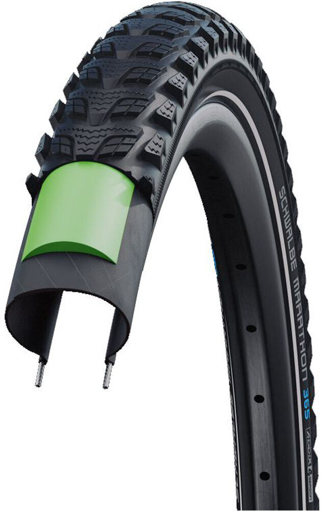 Schwalbe marathon 365 20x150 hs475 perf greeng cubiertas bicicleta bmx e infantiles  (UNICA)