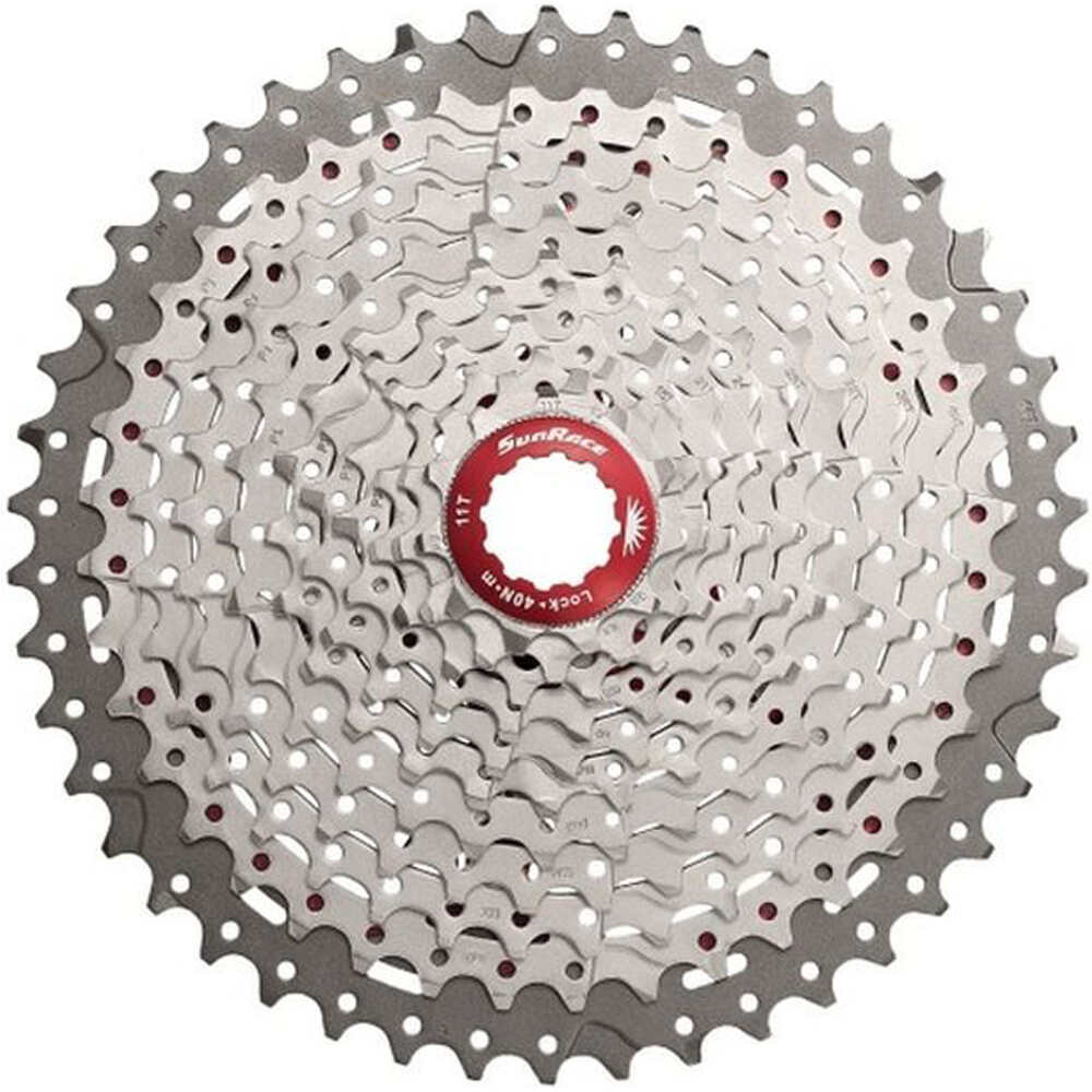 Sun Race cassette sunrace csmx8 11v 11-42 cassette mtb Rojo (UNICA)