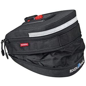 KlickFix Micro 200 Expandable Bicycle Bag Black 19 x 12 x 8 cm, black, 19 x 12 x 8 cm