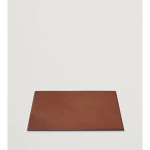 Ralph Lauren Brennan Small Leather Desk Blotter Saddle Brown - Musta - Size: One size - Gender: men