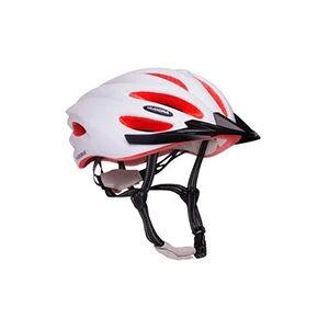 Hudora Basalt - Casque De Vélo - Taille 49-52 Blanc/Orange - Publicité