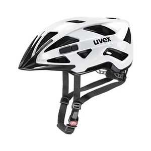 GENERIQUE uvex Active Casque de Bicyclette Unisex-Adult, White Black, 52-57 cm - Publicité