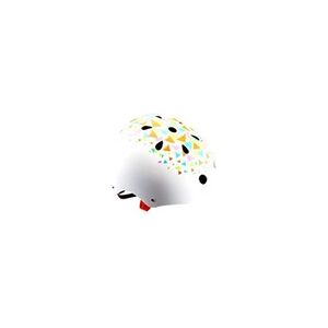 Polisport Casque enfant urban radical blanc multi (urbain/bmx/skate) reg.occipital 53/55 - Publicité