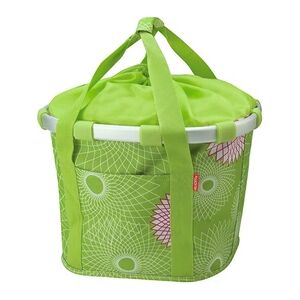 Klickfix Panier Bikebasket vert citron cristal - Publicité