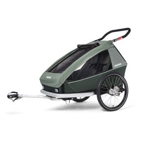 CROOZER Remorque de velo enfant Kid Vaaya 2 Jungle green