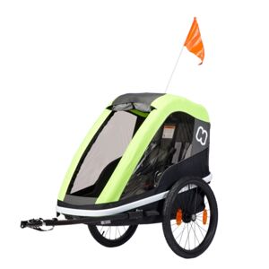 hamax Remorque de vélo enfant Avenida ONE lime