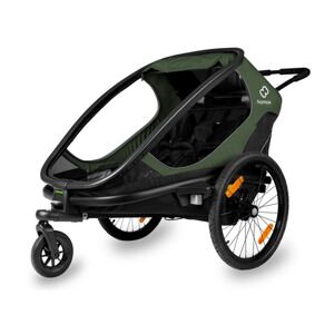 hamax Remorque de velo enfant Outback dossier reglable Green Black