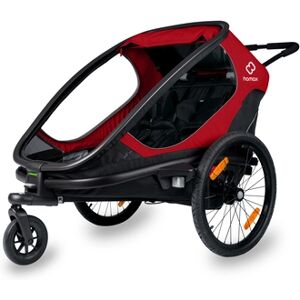 hamax Remorque de vélo enfant Outback dossier réglable Red/Black 2022