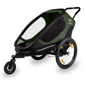 hamax Remorque de velo enfant Outback ONE dossier reglable Green/Black