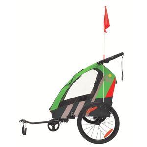 BELLELLI Remorque de velo enfant Trailblazer Light Green/Silver