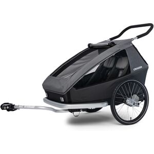 CROOZER Remorque de velo enfant Kid Keeke 2 Mountain Grey