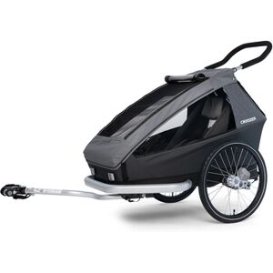 CROOZER Remorque de velo enfant Kid Keeke 1 Mountain grey