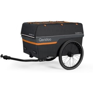 Qeridoo Remorque pour velo pour bagages Qubee XL Grey 220 l