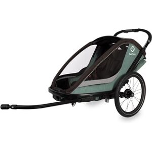 hamax Remorque de vélo enfant Cocoon ONE réglage position couchée green/black