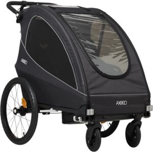 AXKID Remorque de velo enfant Grand Tour black