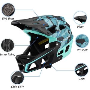 Casque de VTT intégral pour adultes, casque de course de descente, vtt pour VTT