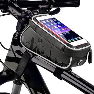 Banggood Sacoche de téléphone à sac à écran tactile avec cadre avant pour vélo pour téléphones en dessous de 6.0 - Publicité