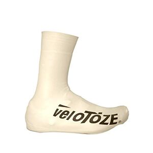 veloToze – Couvre-chaussures hauts 2.0, pour une utilisation avec des chaussures de vélo de route, blanc (blanc), Large - Publicité